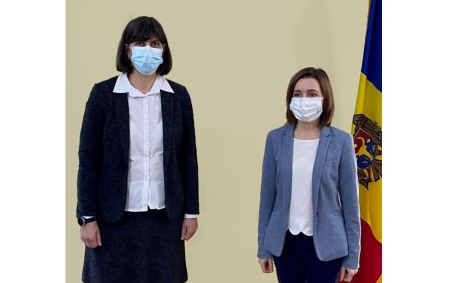 Maia Sandu s-a întâlnit la Bruxelles cu Laura Codruța Kovesi. Moldova vrea să colaboreze cu Parchetul European