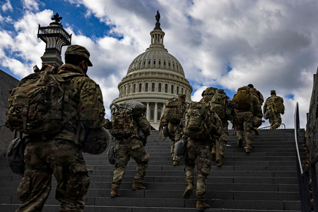 Teatrul de operațiuni Washington: 25.000 de militari mobilizați în capitala SUA în ziua când Joe Biden devine președinte