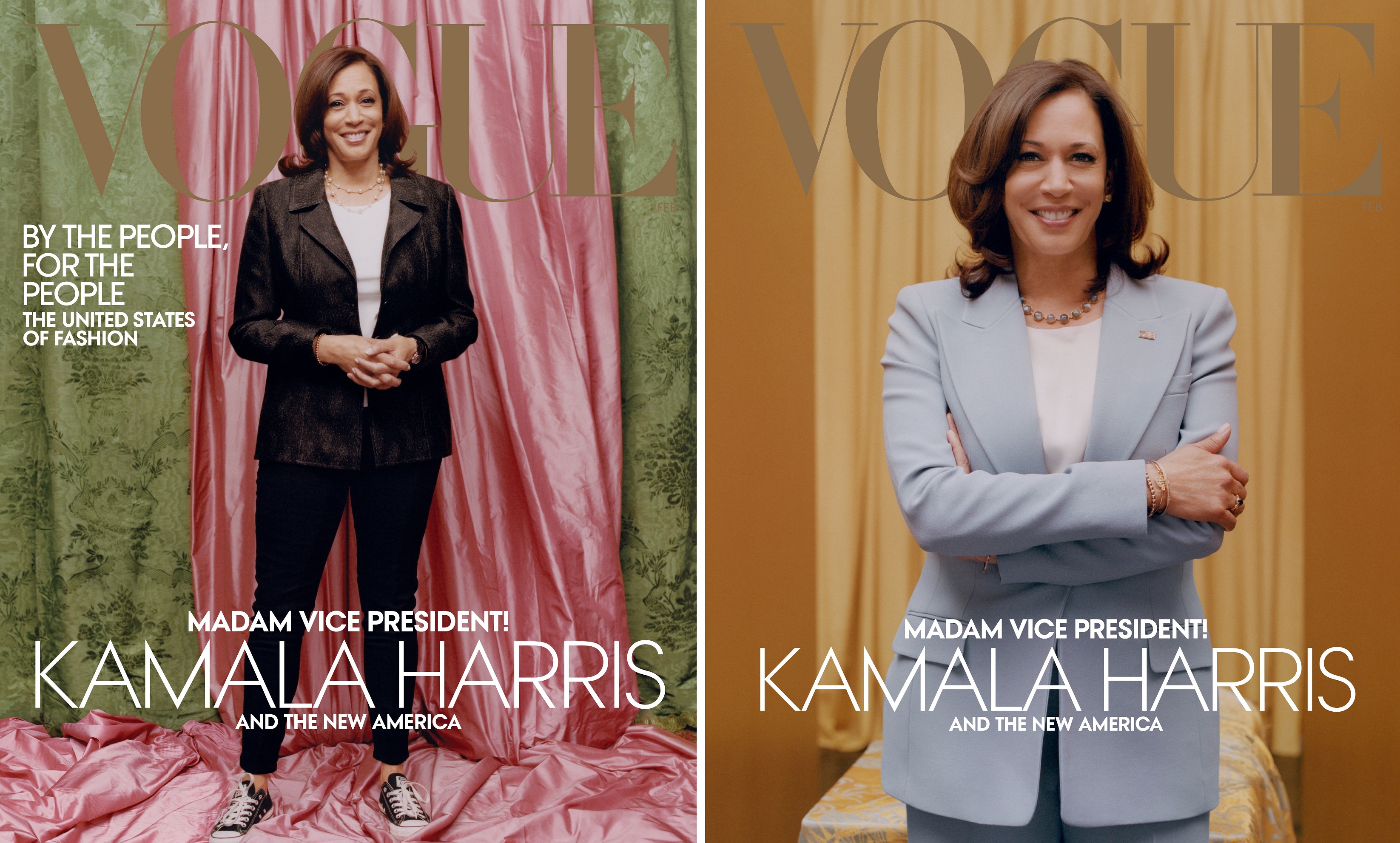 Revista Vogue, acuzată că i-a „albit” pielea Kamalei Harris într-o ședință foto pentru coperta lunii februarie