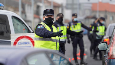 Filtru al poliției locale în Madrid
