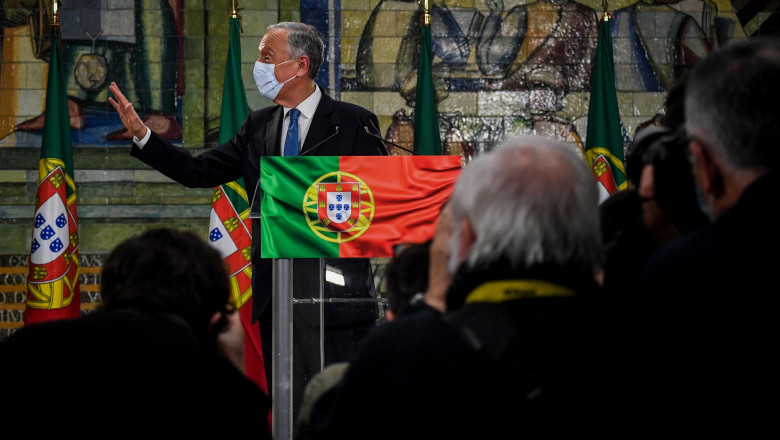Portughezii l-au reales duminică pe Marcelo Rebelo de Sousa în funcția de președinte
