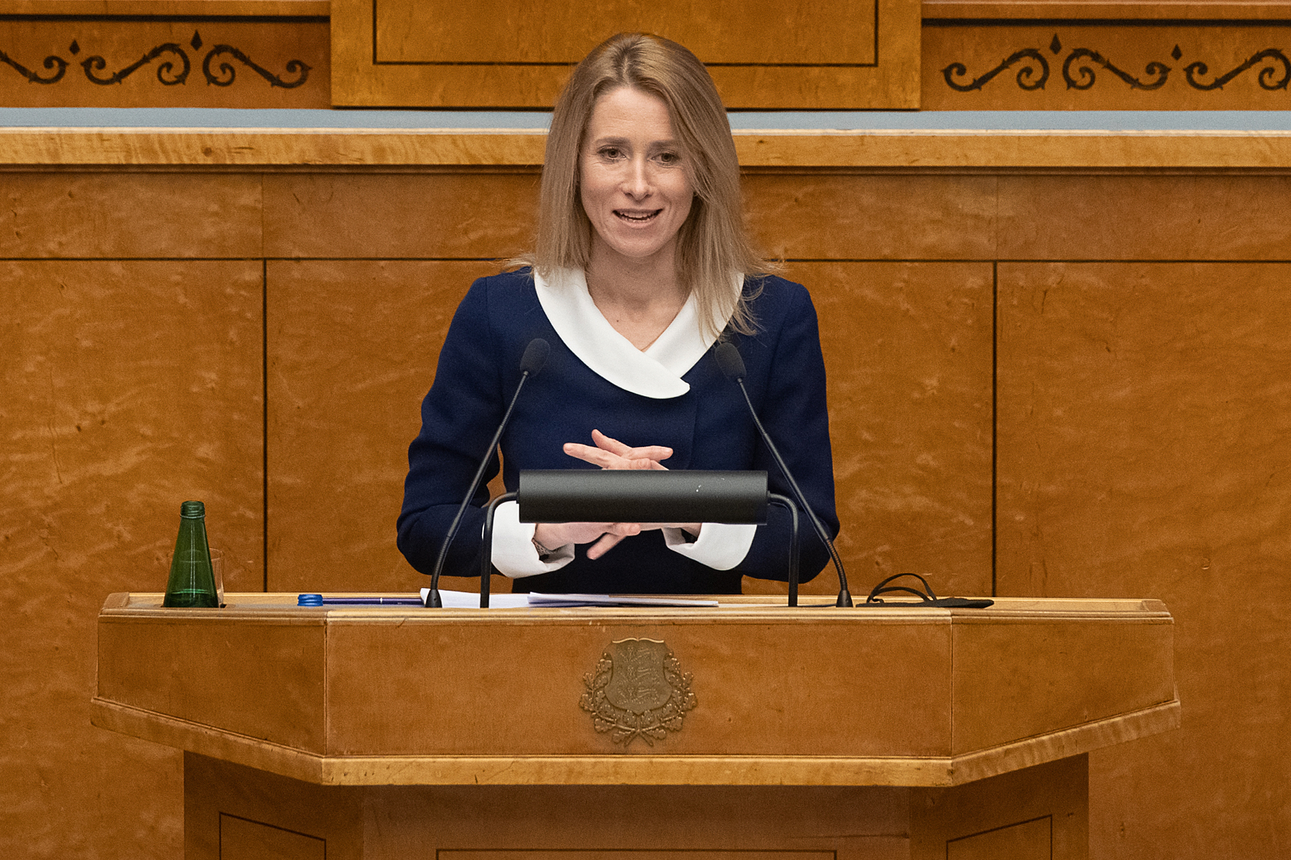 Kaja Kallas a devenit prima femeie-premier al Estoniei