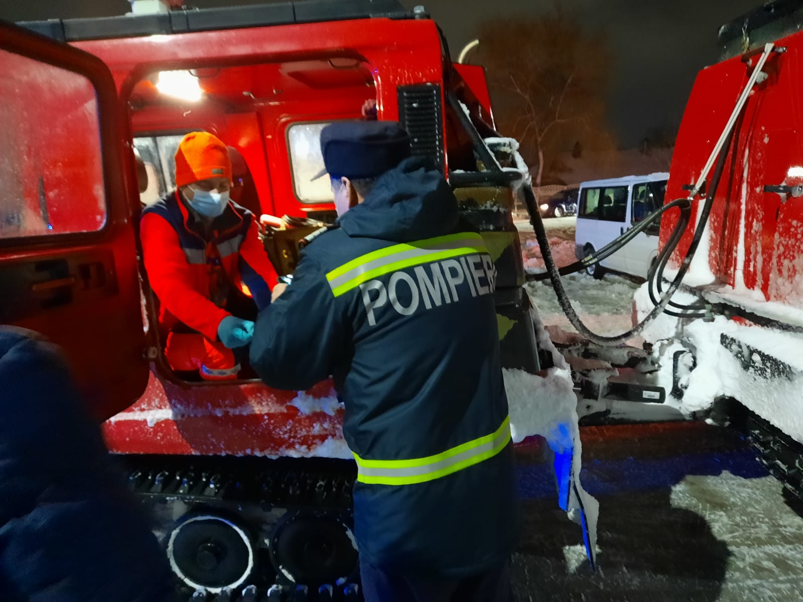 Viscol în Constanța: O femeie a născut acasă, asistată de echipajul de la Ambulanță