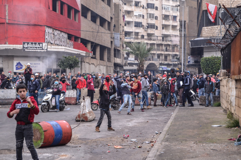 proteste violente in Liban