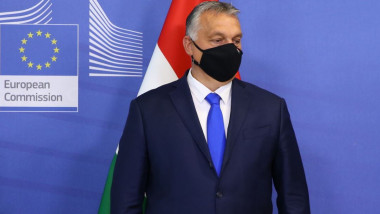 Viktor Orban la sediul Comisiei Europene
