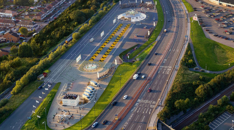 The world's first airport for flying cars in the UK, UK - 27 January 2021