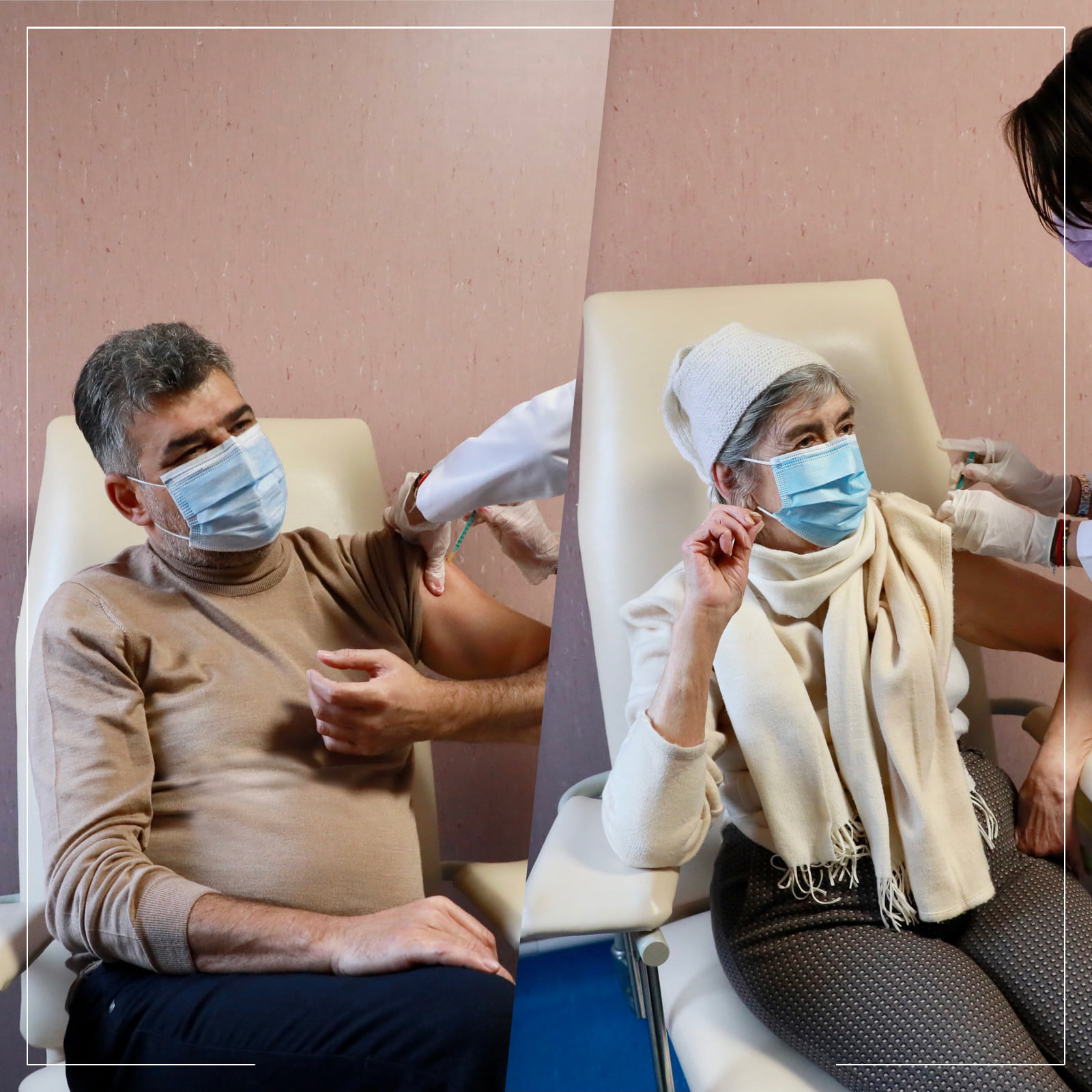 Marcel Ciolacu s-a vaccinat: "M-am imunizat, dar după mama mea. Nu aș fi putut înaintea ei"