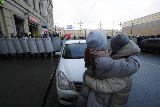 Protests in support of Navalny in Russia