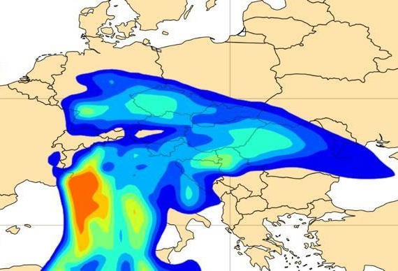 Norul de praf saharian ajunge și în România, anunță Ministerul Mediului