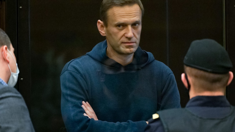 Alexei Navalnîi la procesul de marți, 02.02.2021