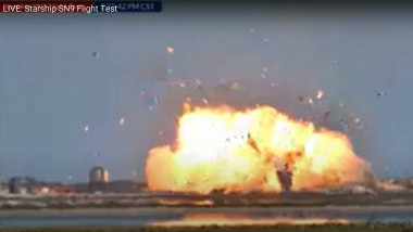 Racheta Starship a explodat la aterizare.