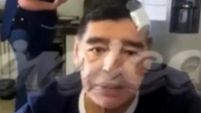 VIDEO. A apărut ultima filmare cu Maradona înainte de moarte. Arată foarte slăbit și vorbește cu greutate