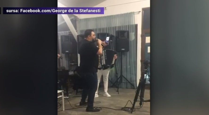 Petrecere spartă de polițiști la Ștefănești, după ce un participant s-a dat de gol cu un live pe Facebook