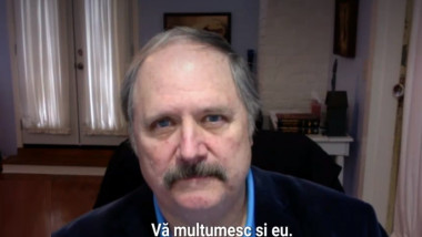 profesorul Ronald J. Rychlak, autorul cărții „Dezinformare”, in timpul unui interviu pentru Digi24