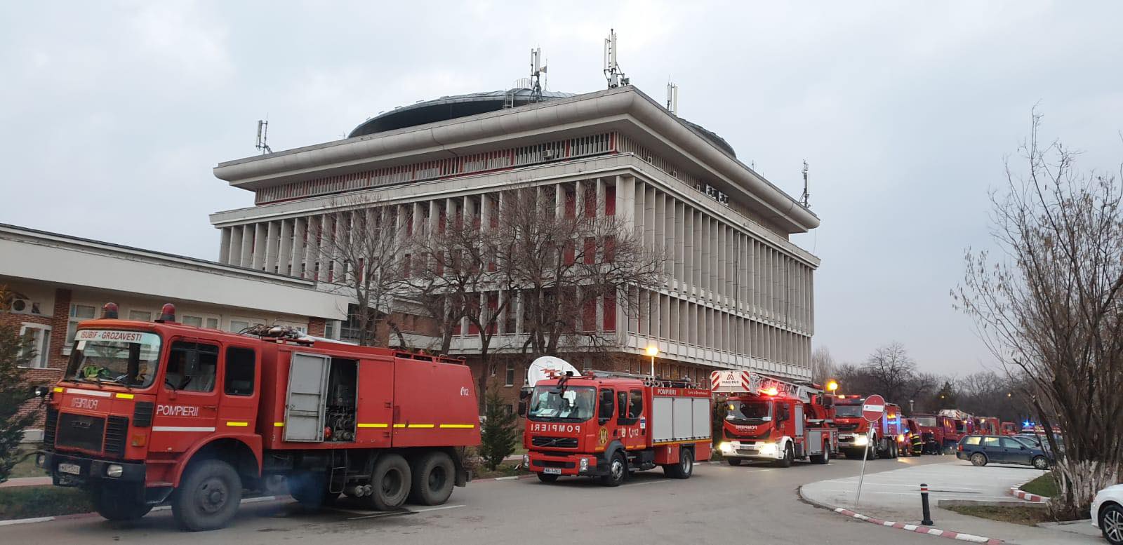 Incendiu la rectoratul Universității Politehnice din București