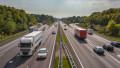 trafic normal pe autostrada A12 din Olanda.