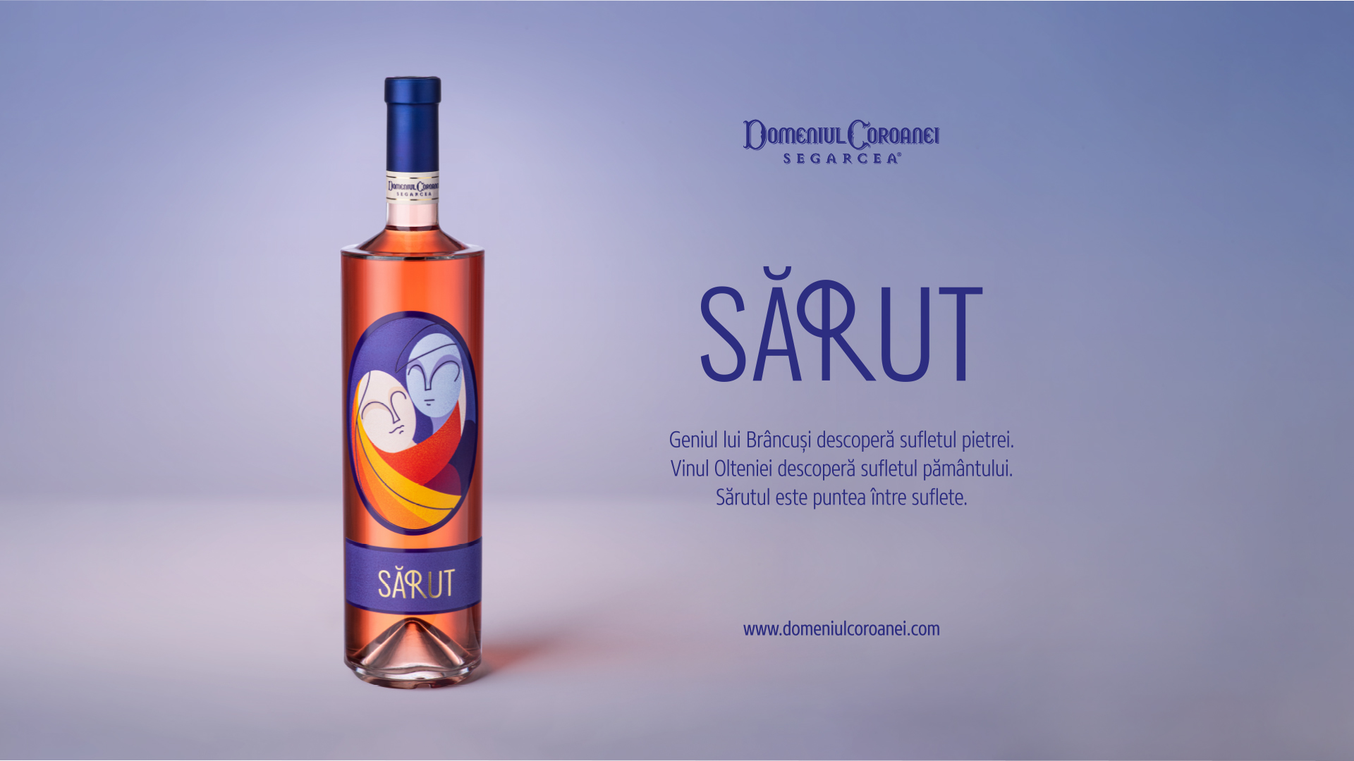 (P) Domeniul Coroanei Segarcea lansează vinul SĂRUT, un omagiu adus lui Brâncuși