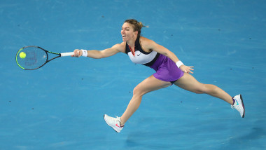 Simona Halep, pe teren la Australian Open 2021