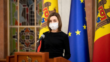 Maia Sandu, președinta Republicii Moldova, a susținut un briefing după decizia Curții Constituționale.
