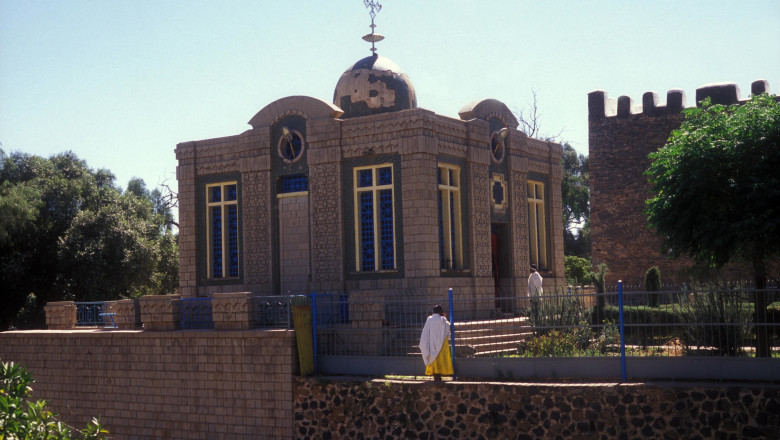 Capela bisericii Sfânta Maria din Sion în care s-ar afla Chivotul legământului