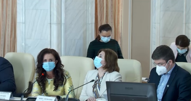 Scandal la comisiile de Educație. Natalia Intotero și Monica Anisie s-au certat care să conducă ședința
