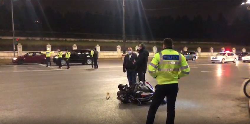 Polițist mort în accident de motocicletă, în fața Palatului Parlamentului. Bărbatul avea 30 de ani