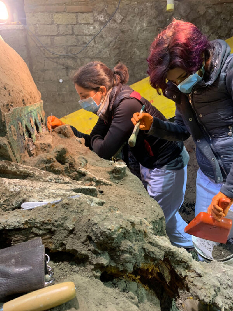 The Parade Float Of Civita Giuliana, The Last Extraordinary Discovery Of Pompei