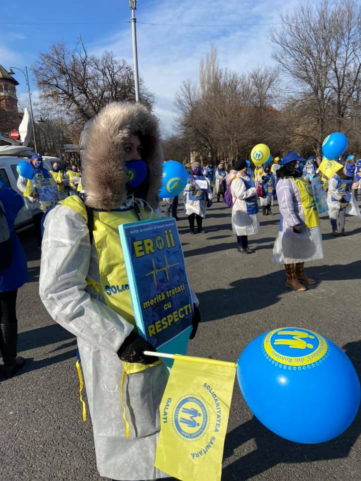 Sindicaliștii de la "Solidaritatea Sanitară" anunță două zile de proteste la Parlament