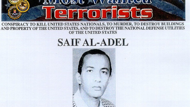 portret al lui Saif al-Adel pe lista persoanelor cautate de fbi
