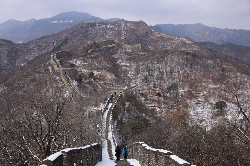 The Mutianyu Great Wall After Snow