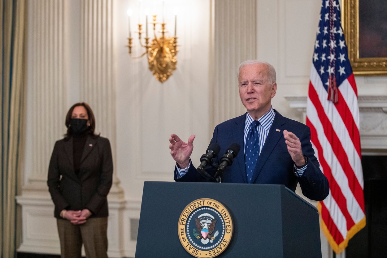 Planul de salvare a economiei SUA, adoptat de Senatul american. Reacția lui Joe Biden după prima victorie majoră a administrației sale