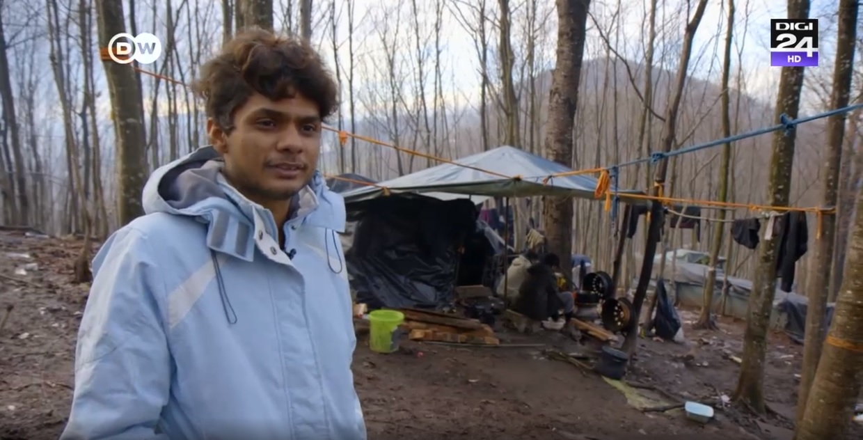 În tranzit către UE. Visul unui imigrant care îndură condiții inimaginabile: „Vreau să ajung în Germania. Europa are de toate”