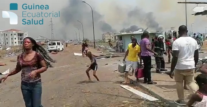 VIDEO. Catastrofă de proporții. Haos și cartiere întregi spulberate, după explozii într-o unitate militară din Guineea Ecuatorială