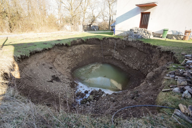 Earthquake damage, Mecencani, Croatia - 16 Feb 2021