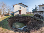 Earthquake damage, Mecencani, Croatia - 16 Feb 2021