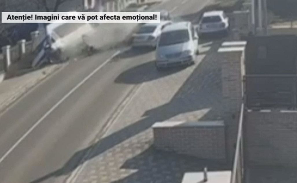 VIDEO. Momentul accidentului din Suceava, surprins de o cameră de supraveghere. 19 elevi și 4 adulți au ajuns la spital