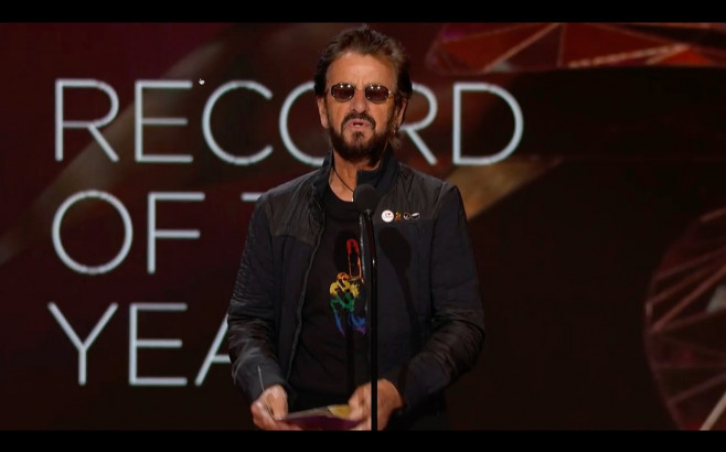Ringo Starr la Gala Premiilor Grammy 2021