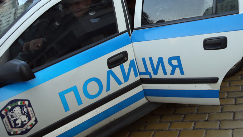 Mașină a poliției din Bulgaria.