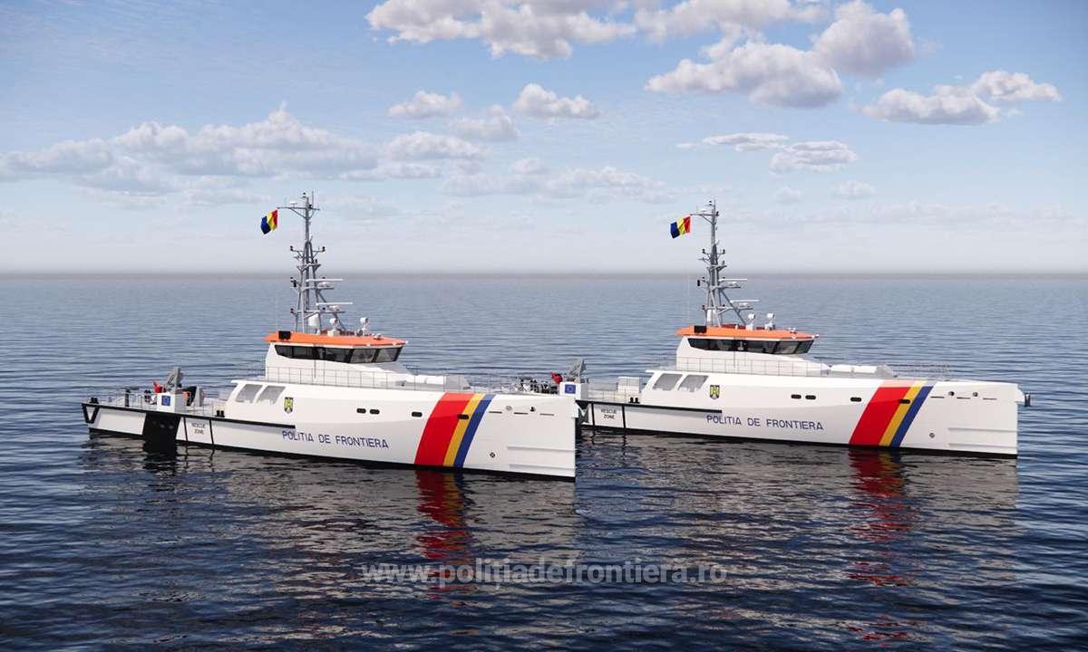 Două nave maritime de patrulare vor intra în dotarea Poliţiei de Frontieră Române