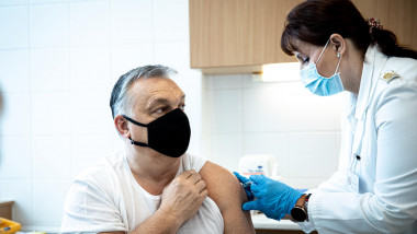 Viktor Orban a fost vaccinat cu vaccinul Sinopharm pe 28 februarie 2021.