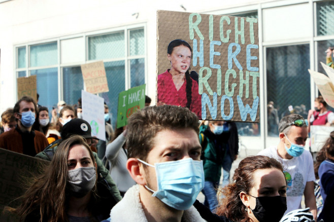 Marche pour une vrai loi climat ŕ Paris