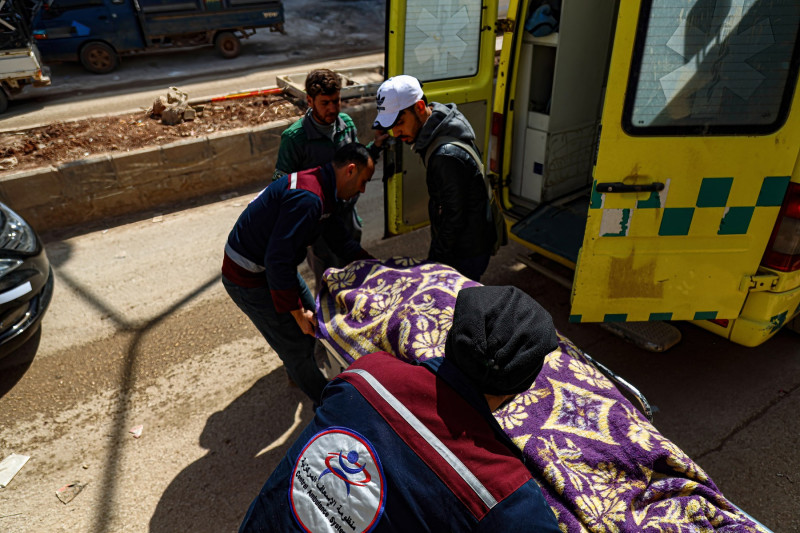 Al-Atareb City Hospital shelled in Idlib, Syria - 21 Mar 2021