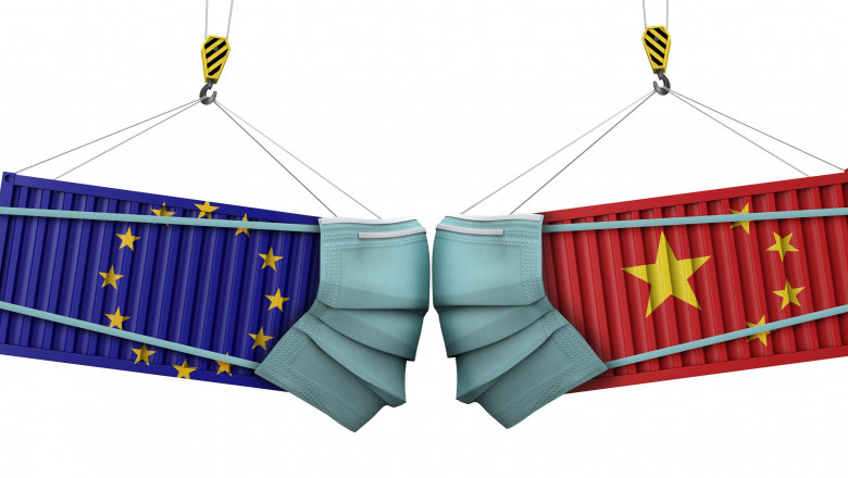 China boicotează produse europene după ce UE a impus sancțiuni Beijingului. Foto: Profimedia Images