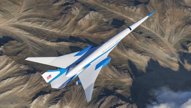 Avionul supersonic Air Force One.