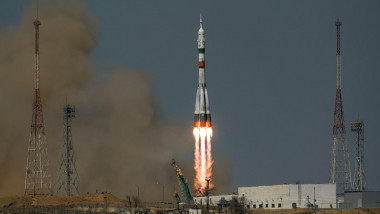 Capsula spaţială Soyuz MS-18 "Iu.A.Gagarin", lansată cu succes într-o misiune aniversară spre ISS