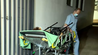 Pacient evacuat din spitalul Foișor.