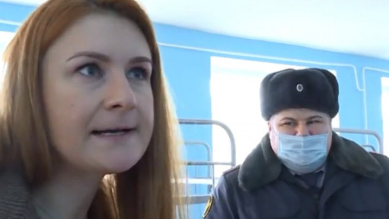 Maria Butina la inchisoarea lui Navalnii