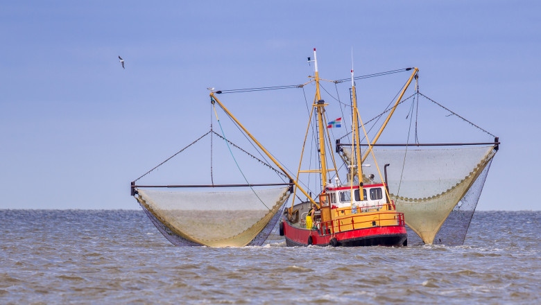 Navă de pescuit olandeză.