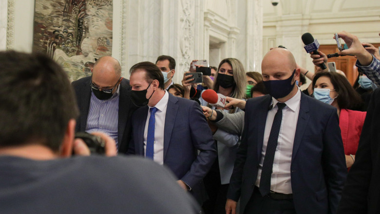 florin citu vine la sedinta coalitiei