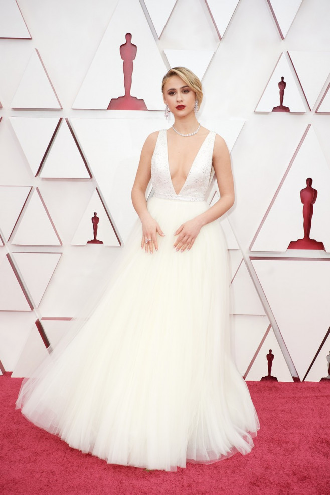 Celebrity Arrivals At The Red Carpet Of The 93rd Oscars